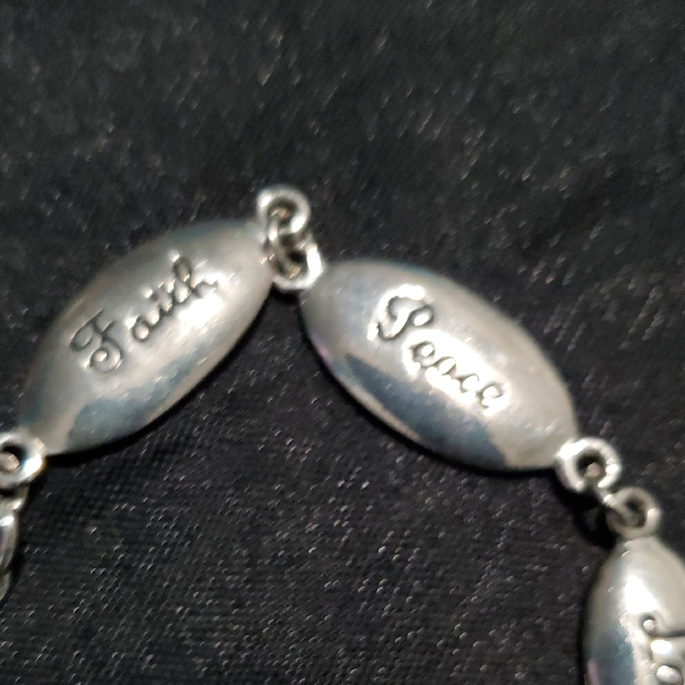 Source Unknown Silver Beaded Bracelet View 3